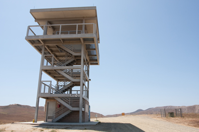 Tower at entrance of Sniper Range 117A